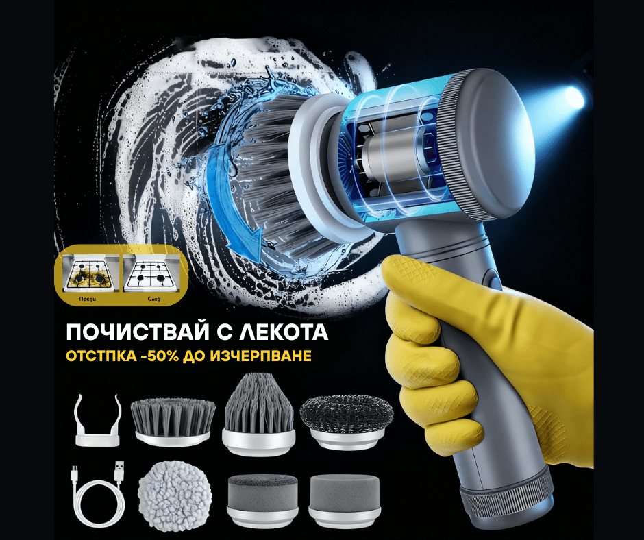 Clean Rush™ - Електрическа четка за почистване - RFLCT - Онлайн магазин